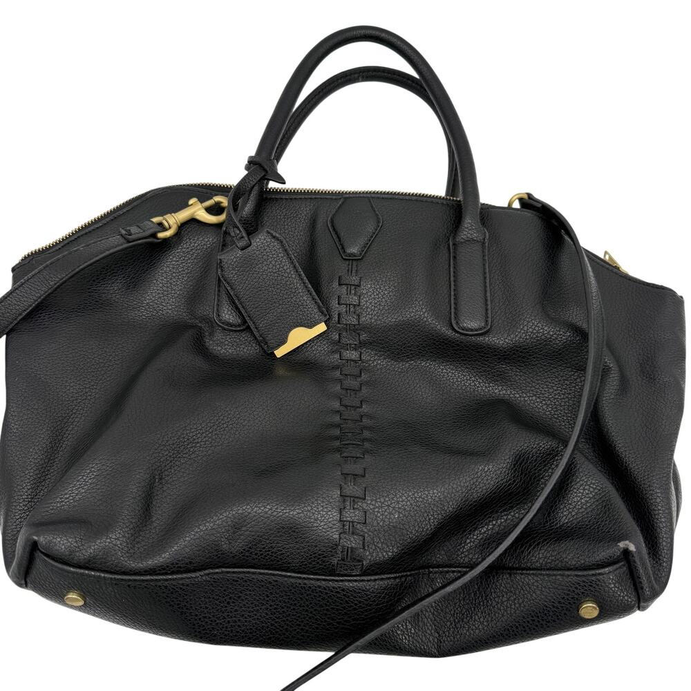 3.1 Philip Lim Black Faux Leather Handbag